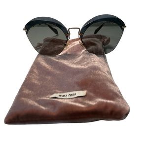 Miu Miu Blue Sunglasses. Only worn three times.